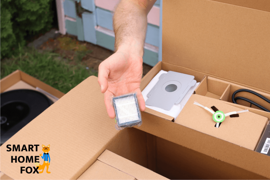 HEPA Filter von Saugrobotern.